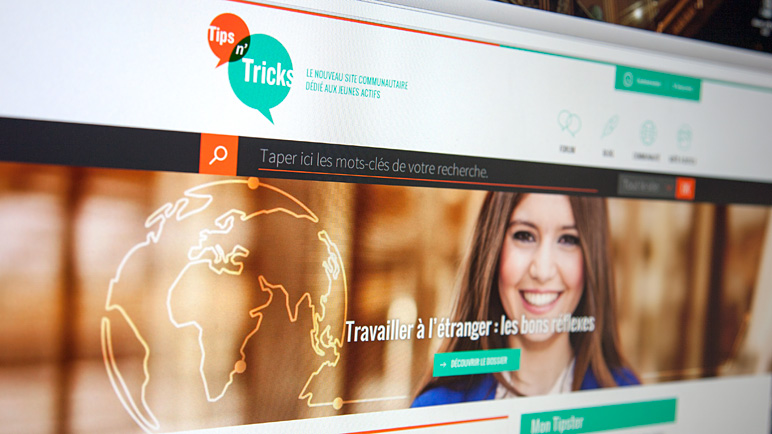 Site collaboratif Tips n’ Tricks Arkéa réalisé pour CRÉDIT MUTUEL ARKÉA - Digital