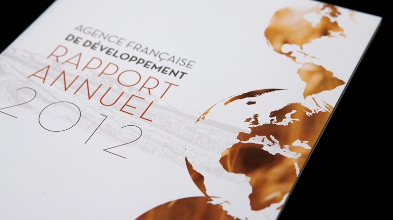 AFD - Publications institutionnelles 2012 réalisé pour Agence Française de Développement - Édition